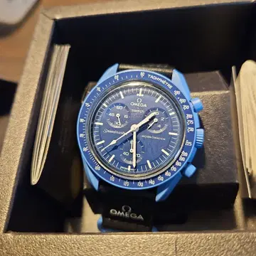 OMEGASwatch 콜라보 Mission to Neptune 손목시계