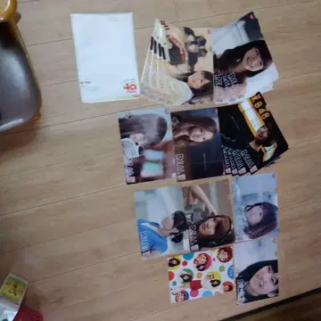 AKB48 초대 닛신 식품 40주년 기념 클리어 파일 세트 18장 미사용