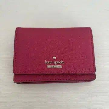 kate spade 핑크 3단 폴더형 지갑