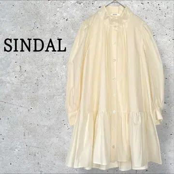 SNIDEL 스나이델 티어드 프릴 블라우스 튜닉 기장 새상품급