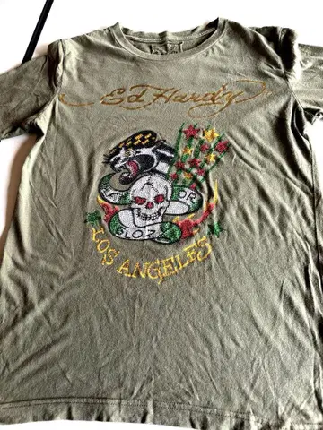 Ed Hardy 스컬 티셔츠 M 큐빅 에드하디