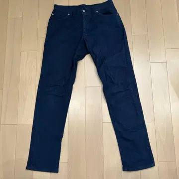 JUNRED 다크 블루 치노 팬츠 M 사이즈