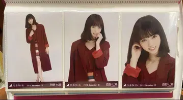 전 노기자카46 니시노 나나세 보르도 브로마이드