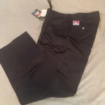 BEN DAVIS 블랙 스트레이트 팬츠 L