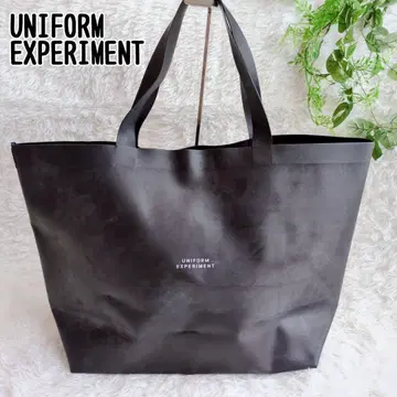 유니폼 실험 워터프루프 토트백 PVC 블랙