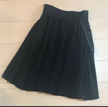 FOXEY 플레어 스커트 38 블랙