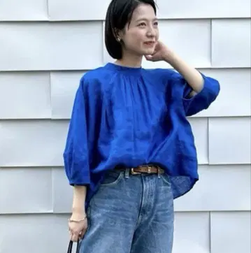인기 색상 B.C STOCK 린넨 2way 블라우스