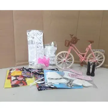 인형용 자전거 토르소 마네킹 의류 등 모음 리카짱 바비 브라이스