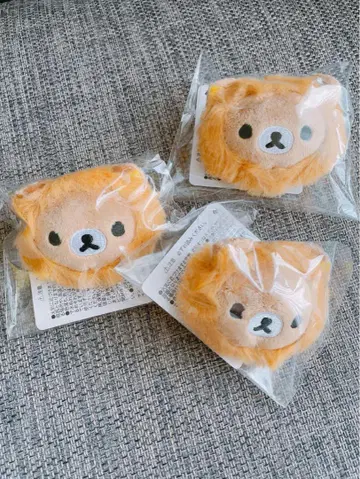 긴자 미츠코시 곰 페스티벌 한정 리락쿠마 사자 배지 3개