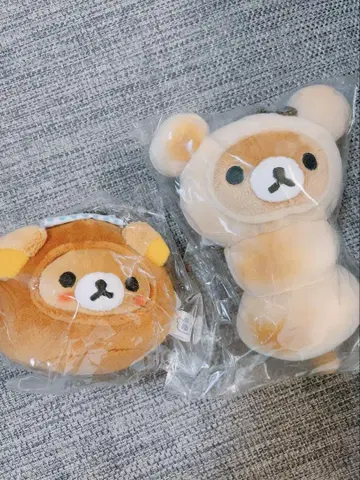 리락쿠마 리락쿠마차방&리락쿠마노유 한정판 매달기 봉제인형 경단만쥬