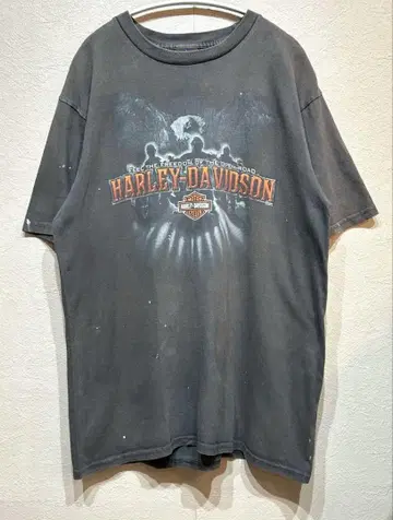 USA 제 Harley-Davidson 티셔츠 L 사이즈 양면 프린트