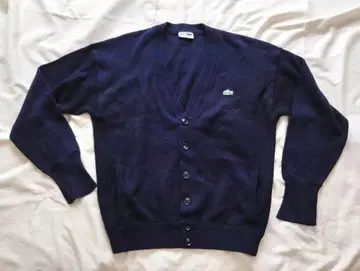 라코스테 Chemise Lacoste 스페인산 가디건 M 80년대