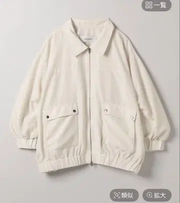 JEANASIS 접촉 냉감 포켓 블루종 화이트