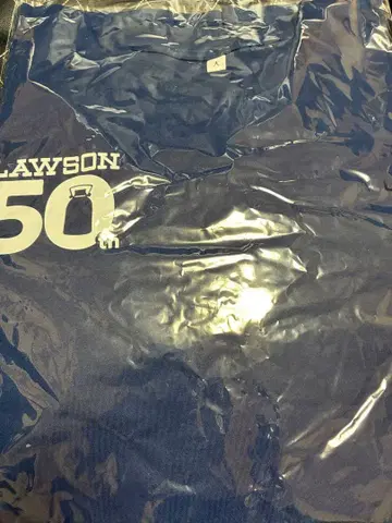LAWSON 50주년 기념 티셔츠 빅 사이즈 네이비
