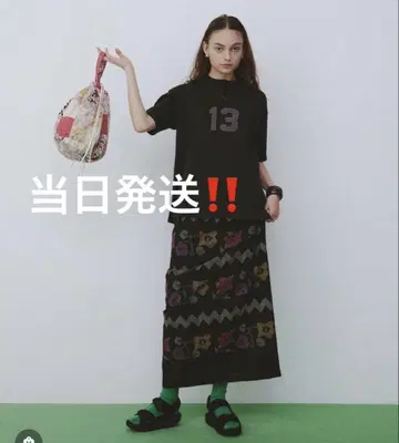 [ 새상품급 ] BEAMS BOY 상의 롱 스커트 2세트