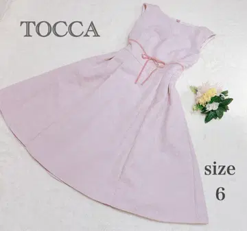 TOCCA 세탁 가능한 원피스 MOONFLOWER 드레스 빅 사이즈