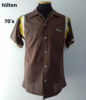 [ HILTON ] 70s USA 빈티지 볼링 셔츠 sizeM