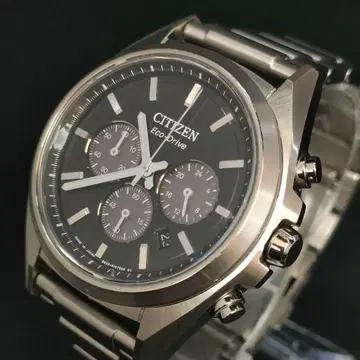 컨디션 최상 CITIZEN 시티즌 B620 블랙 실버 솔라 손목시계