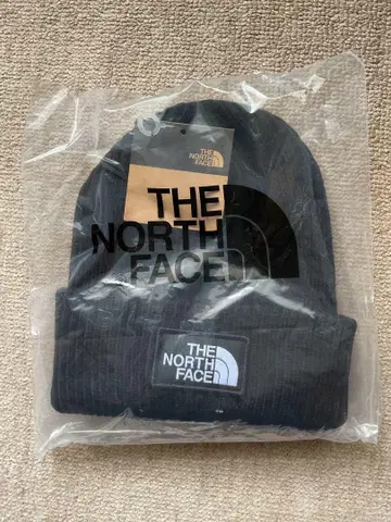THE NORTH FACE 블랙 니트 모자 (2)
