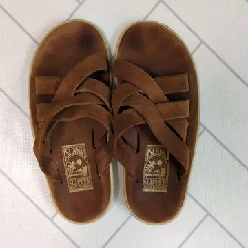 ISLAND SLIPPER 여성용 브라운 size5 샌들