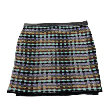 이탈리아제 MISSONI 미쏘니 니트 미니 스커트 레이온 혼방 38