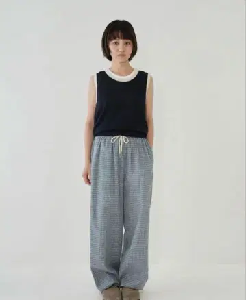 Bargiee 릴랙스 체크 팬츠 relax check pants