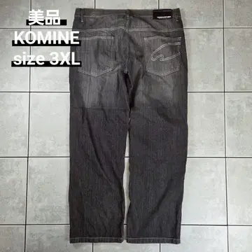 새상품급 KOMINE 코미네 라이딩 바이크 청바지 데님 블랙