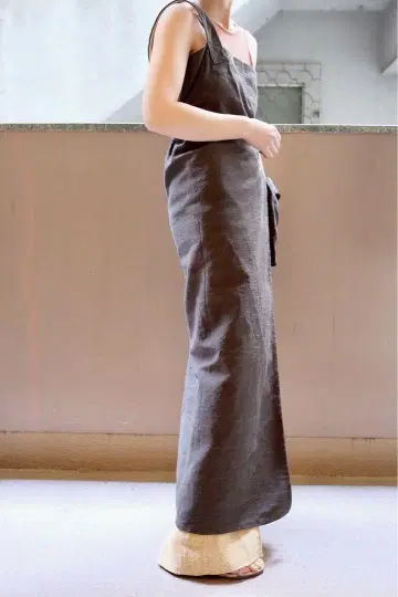 FUMIKA_UCHIDA* APRON DRESS 후미카우치다
