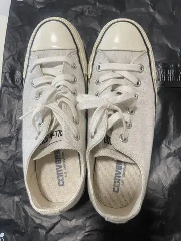 CONVERSE 그레이 로우 컷 스니커즈 24cm