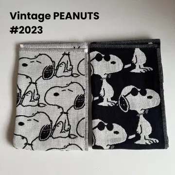 카와베(주) Vintage PEANUTS 스누피 대형 손수건 2장 세트