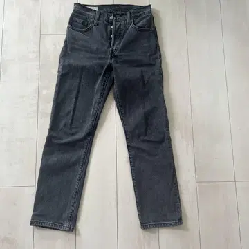 LEVI'S PREMIUM 501 스트레이트 데님 다크 그레이