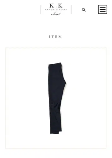기쿠치 교코 kkcloset fio 레깅스