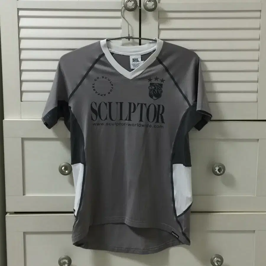 SCULPTOR Sports Jersey Tee グレー SCULPTOR（スカルプター）の「Sports Jersey Tee/スポーツ