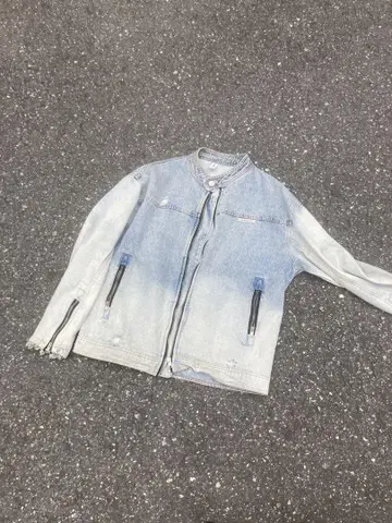 그라데이션 데님 자켓