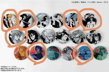 BLEACH 온라인 복권 MY SWORD, MY SOUL 캔뱃지 7개