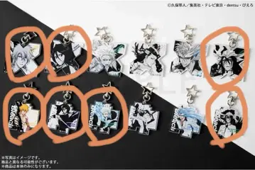 BLEACH 온라인 복권 MYSWORD, MYSOUL 키링 7점