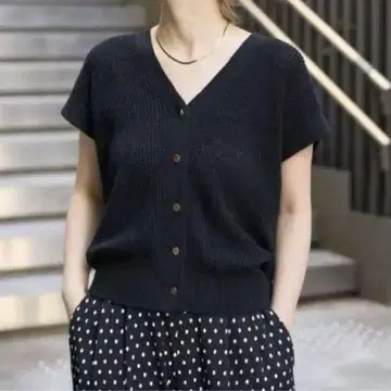 B.C STOCK 린넨 코튼 베스트