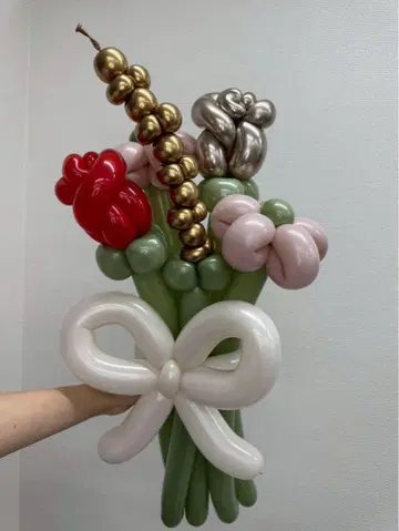 벌룬 플라워 부케