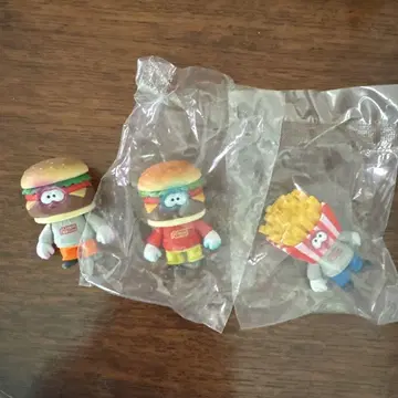 퍼스트 푸드 미니 피규어 3종 세트