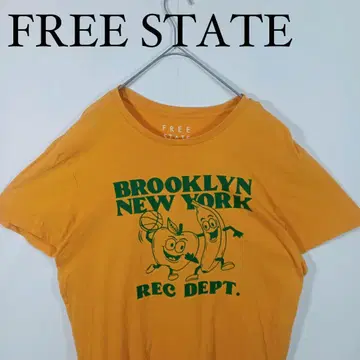 FREE STATE BROOKLYN 티셔츠 오렌지 M