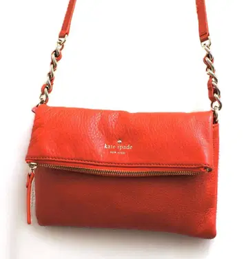 kate spade 케이트 스페이드 가죽 오렌지 숄더백
