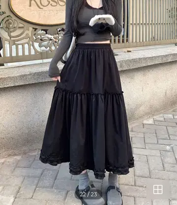 프릴 스커트 한국