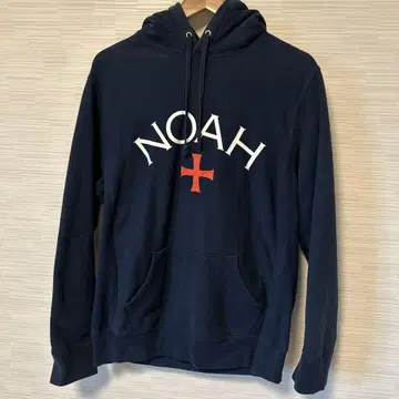NOAH 네이비 후드티 S 사이즈