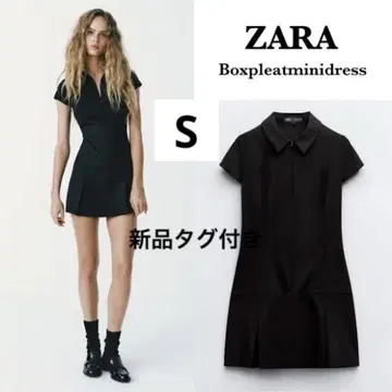 [새 상품] ZARA 박스 플리츠 숏 원피스 s 사이즈