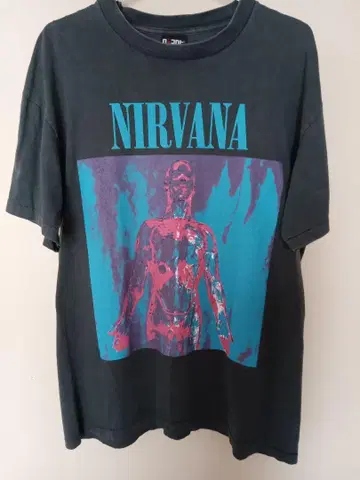 90년대 USA제 NIRVANA SLIVER 빈티지 티셔츠