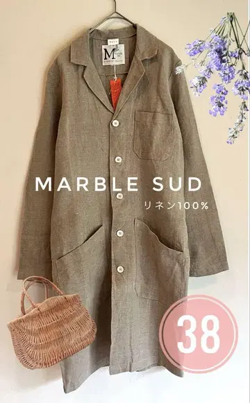 Marble sud 린넨 100% 코트 택 포함 미사용품