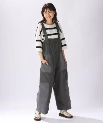 니코앤드 밀리터리 지퍼 살로펫