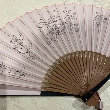 신구와기 가이센안 조수희 그림이 그려진 부채
