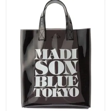 매디슨 블루 GRAMERCY PVC BAG 블랙 샵 백
