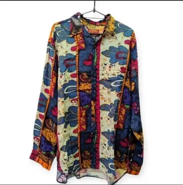 SHAH SAFARI 남성용 셔츠 긴팔 ALL RAYON 화려한 셔츠